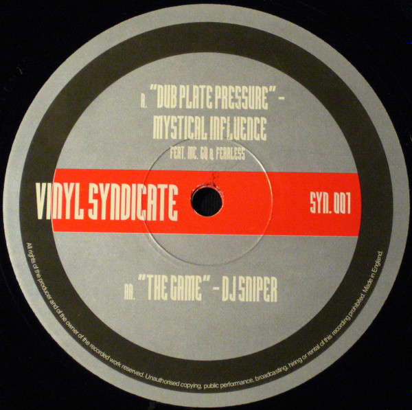 North and West London Dub Plate Pressure