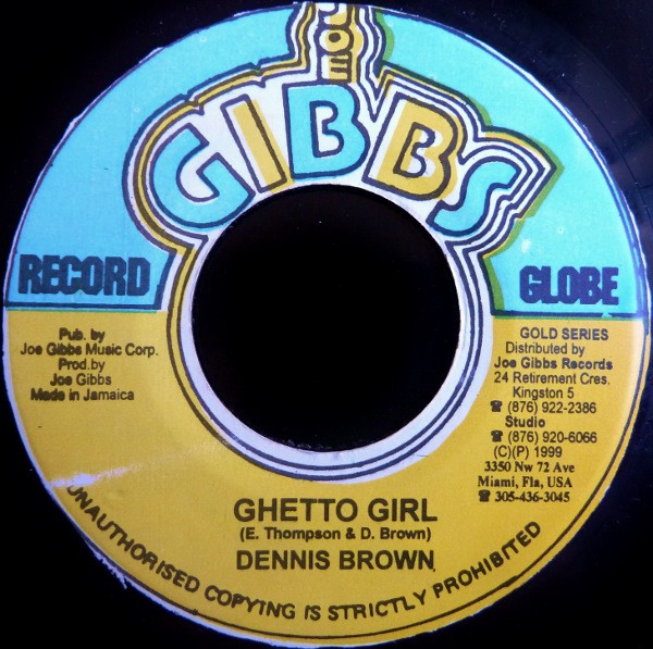 Dennis Brown – Ghetto Girl (1999, Vinyl) - Discogs