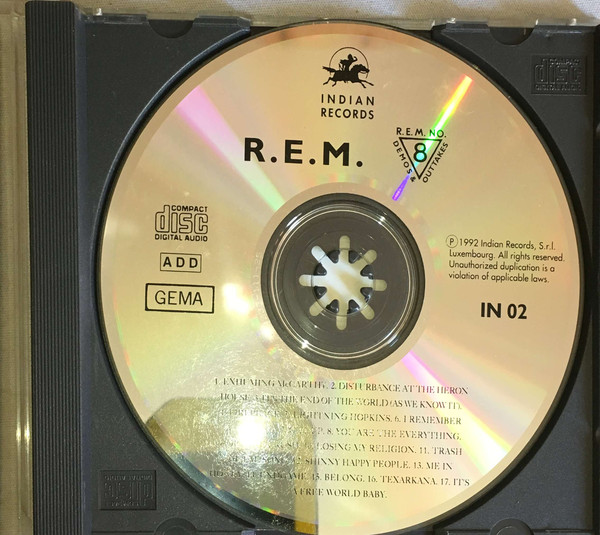 baixar álbum REM - REM No 8 Demos Outtakes