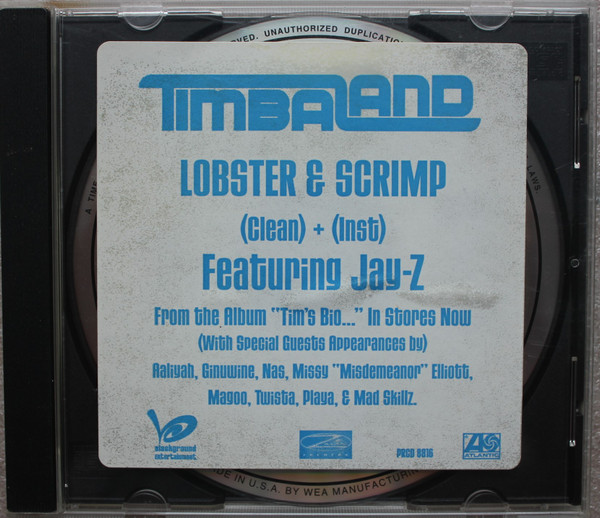 descargar álbum Timbaland Featuring JayZ - Lobster Scrimp