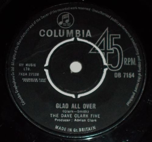 The Dave Clark Five – Glad All Over (1963, Vinyl) - Discogs