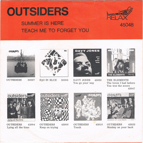 lataa albumi Outsiders - Summer Is Here