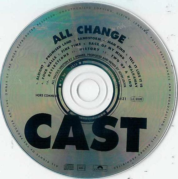 Cast – All Change (1995, Gatefold , Vinyl) - Discogs