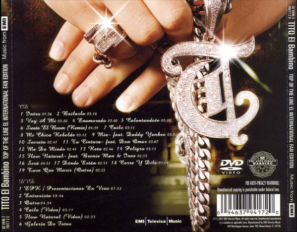 Tito "El Bambino" – Of The Line El Fan Edition (2006, International Fan Version, - Discogs