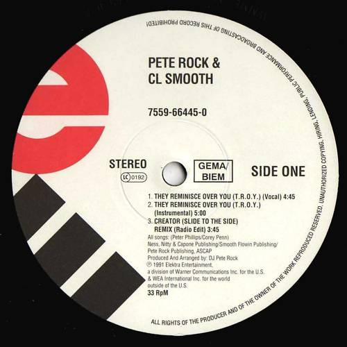 last ned album Pete Rock & CL Smooth - They Reminisce Over You TROY