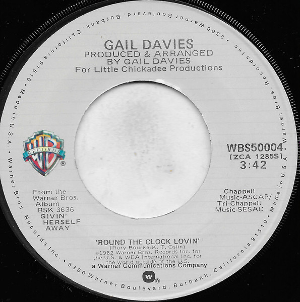 Gail Davies – 'Round The Clock Lovin' (1982, Jacksonville Pressing