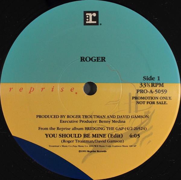 Roger – You Should Be Mine (1991, Vinyl) - Discogs