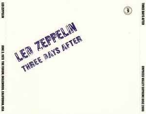 Led Zeppelin – Three Days After (2006, CD) - Discogs