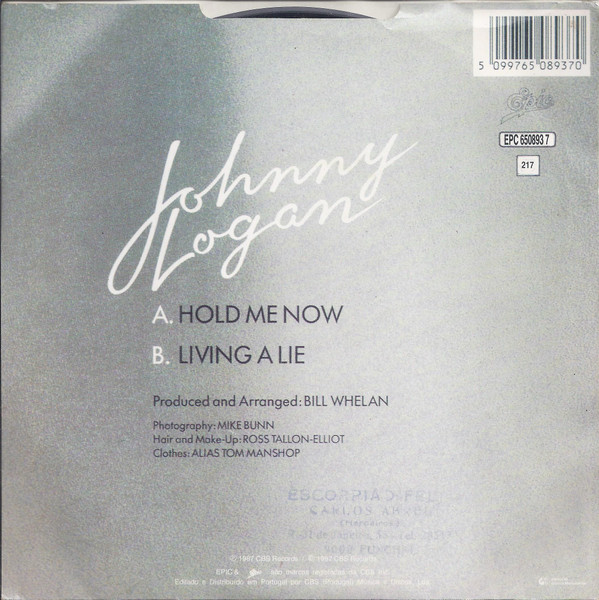 Johnny Logan – Hold Me Now Lyrics