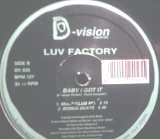 lataa albumi Luv Factory - Baby I Got It