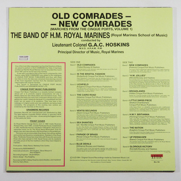 lataa albumi Download The Band Of HM Royal Marines (Royal Marines School Of Music) Conducted By Lieut Col GAC Hoskins MVO, ARAM, RM - Old Comrades New Comrades album