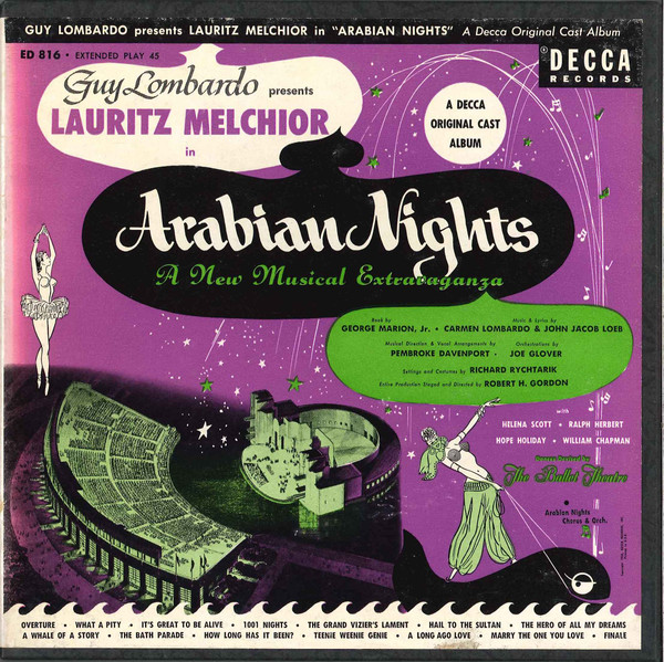 Guy Lombardo Presents Lauritz Melchior – Arabian Nights (A New