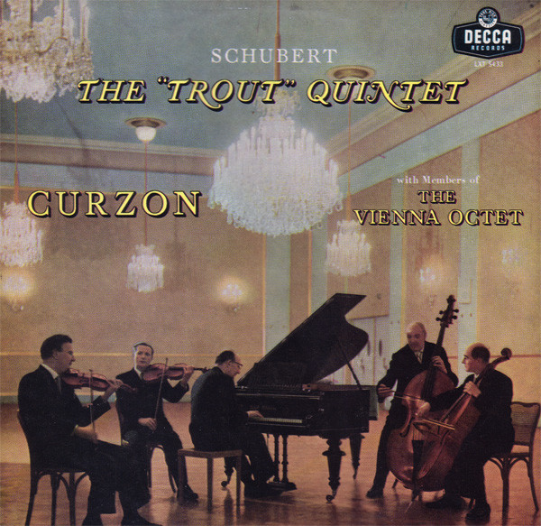Schubert - Curzon With Members Of The Vienna Octet – The Trout Quintet  (Vinyl) - Discogs