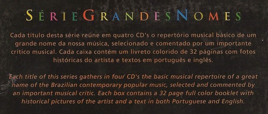 Série Grandes Nomes Selo | Edições | Discogs