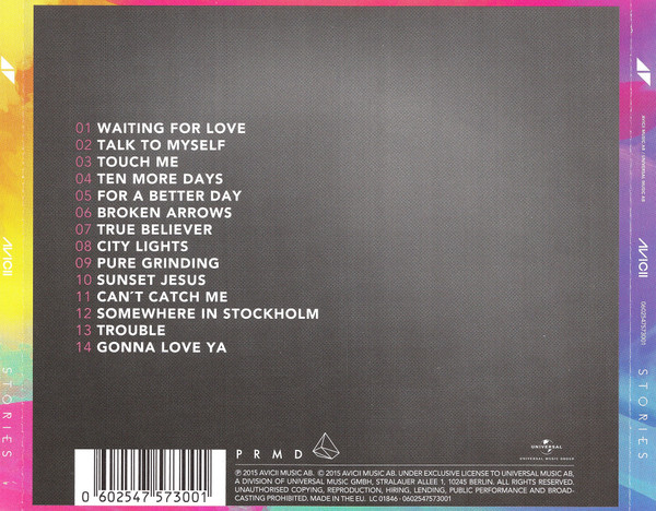 Avicii – Stories (CD) - Discogs