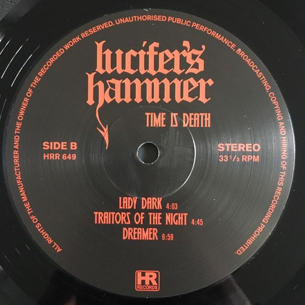 Album herunterladen Lucifer's Hammer - Time Is Death