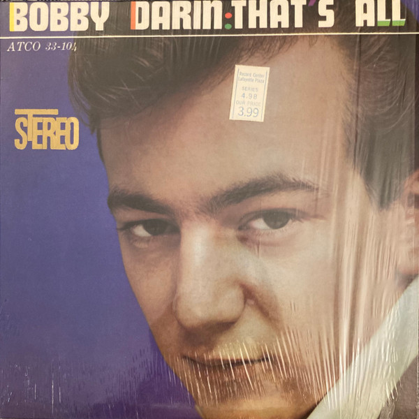 名作 【ブーム】Bobby DarinのThat's Allのステレオオリジナル 洋楽