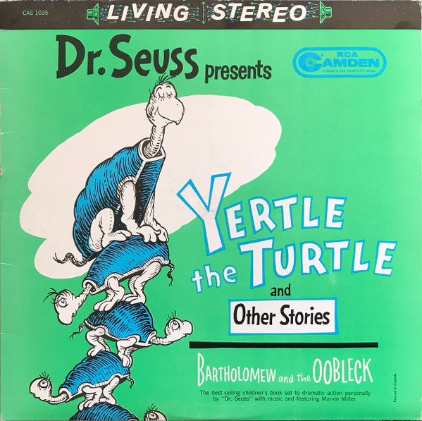 Yertle the Turtle and Other Stories by Dr. Seuss, Vintage 1958, Book C –