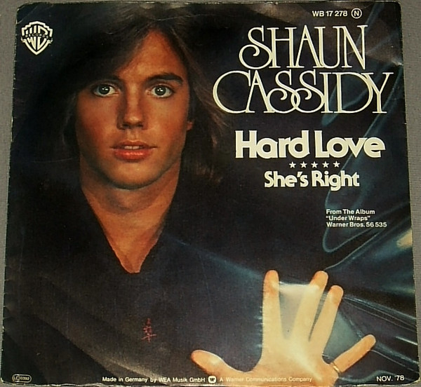 Shaun Cassidy – Hard Love (1978, Vinyl) - Discogs