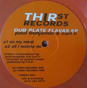 Dub Plate Flavas EP - Paul Benjamin & Carl H