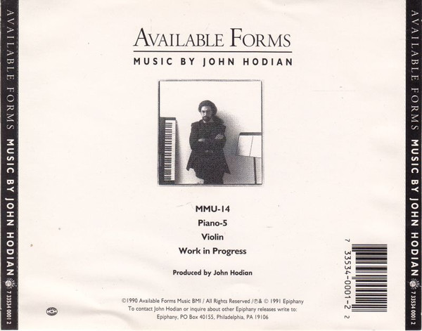 Album herunterladen John Hodian - Available Forms