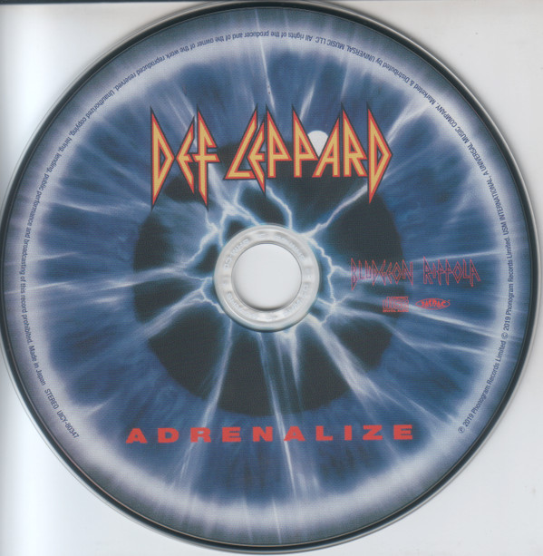 Def Leppard = Def Leppard Adrenalize = アドレナライズ