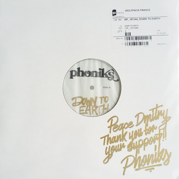 Phoniks – Down To Earth (2018, Vinyl) - Discogs