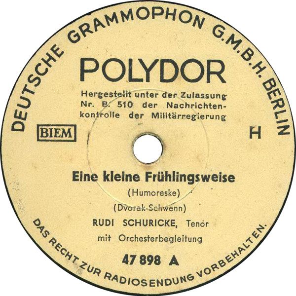 descargar álbum Download Rudi Schuricke - Eine Kleine Frühlingsweise Bella Venezia album