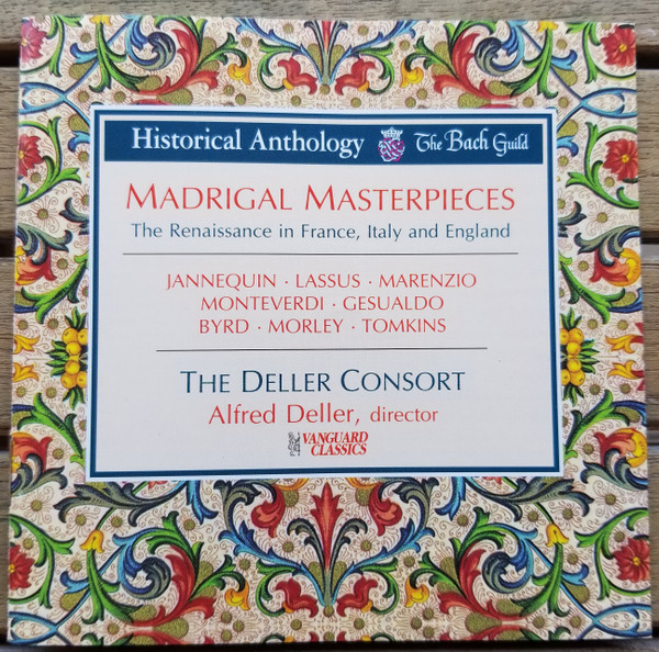 ladda ner album Alfred Deller & Deller Consort - Madrigal Masterpieces