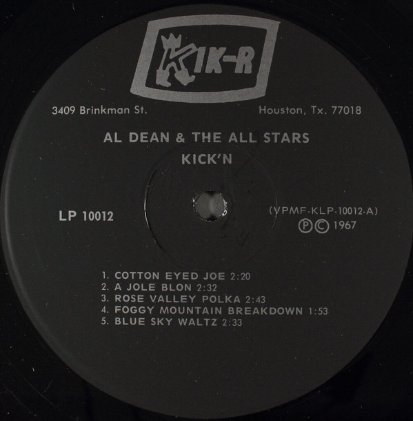 Album herunterladen Al Dean & The All Stars - Kickn With Al Dean And The All Stars