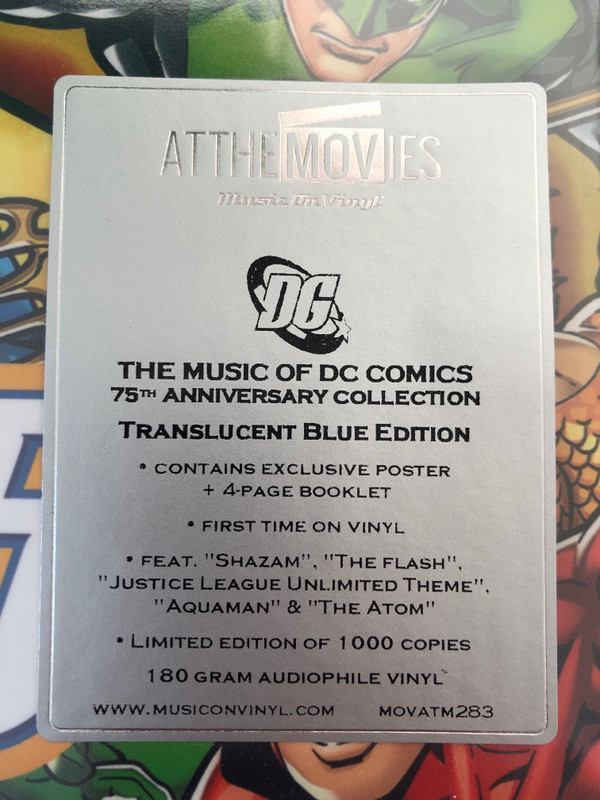 Various - The Music Of DC Comics: 75th Anniversary Collection | Music On Vinyl (MOVATM283) - 2