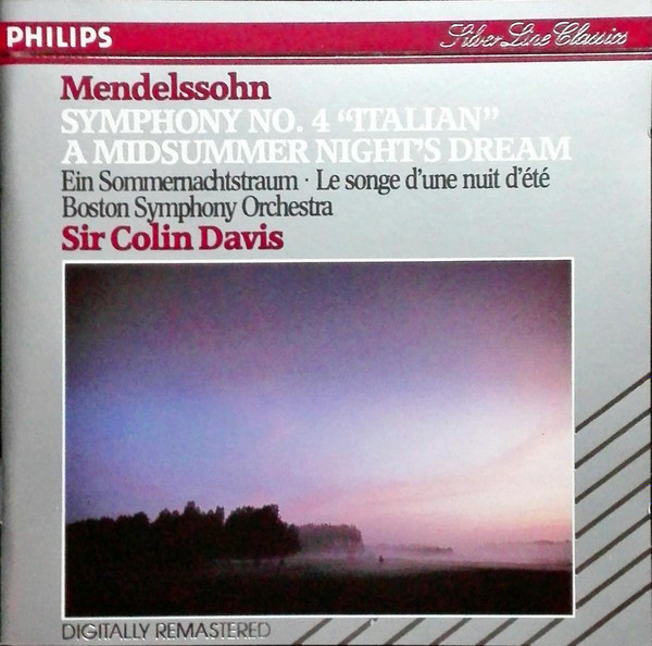 Mendelssohn - Sir Colin Davis, Boston Symphony Orchestra