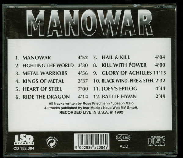 Album herunterladen Manowar - Live USA