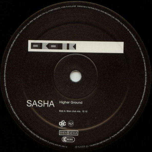 Album herunterladen Sasha - Higher Ground