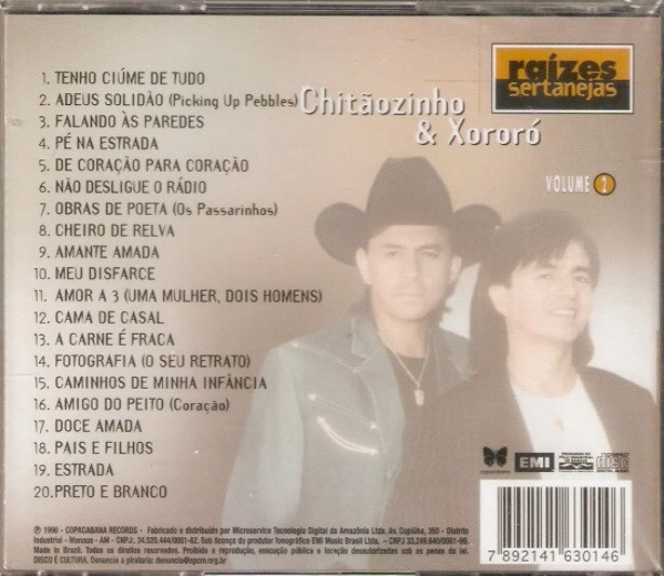 lataa albumi Chitãozinho & Xororó - Raízes Sertanejas