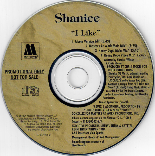 Shanice - I Like | Releases | Discogs