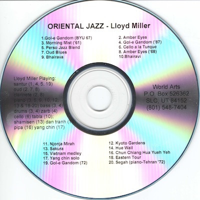 last ned album Lloyd Miller - Oriental Jazz