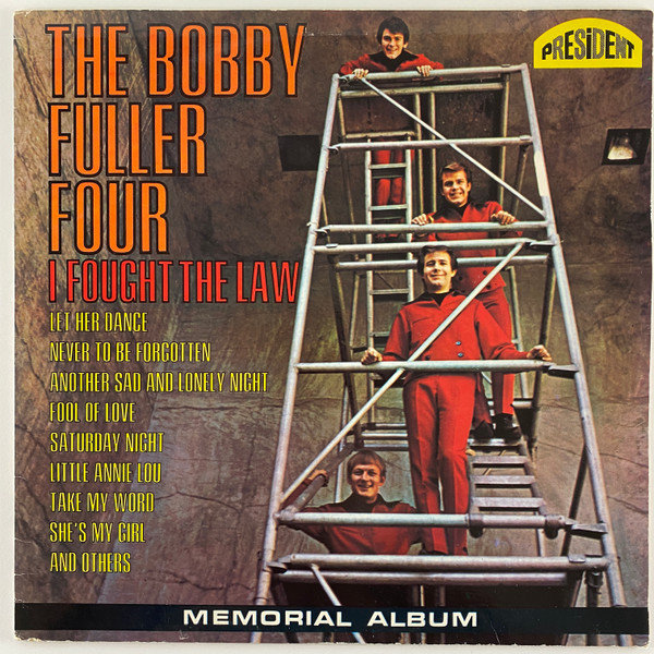 The Bobby Fuller Four I Fought The Law Memorial Album 1967 Vinyl Discogs