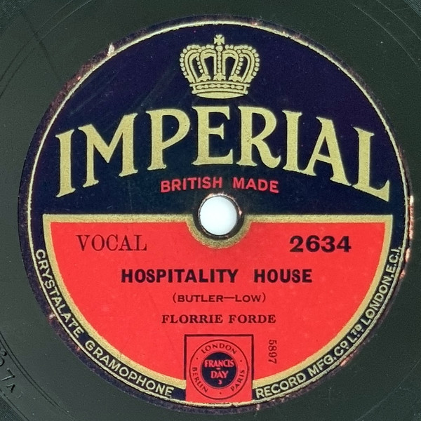 baixar álbum Florrie Forde - Hospitality House Follow Your Uncle Bob