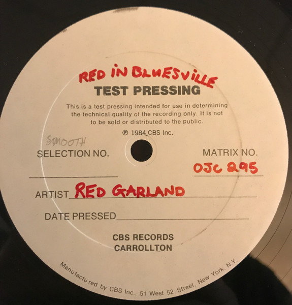 Red Garland - Red In Bluesville | Releases | Discogs