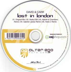 David & Carr - Lost In London album cover