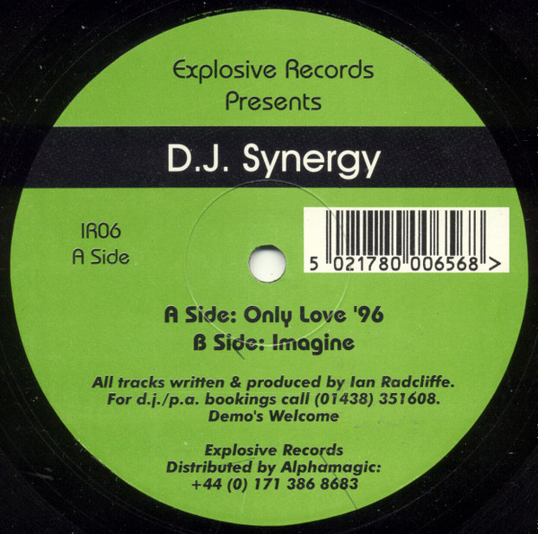 baixar álbum DJ Synergy - Only Love 96 Imagine