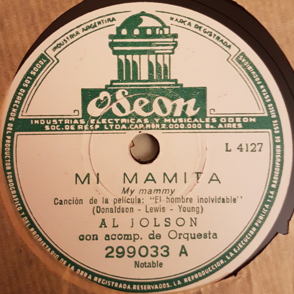 lataa albumi Al Jolson - Mi Mamita Hijo De Mi Alma