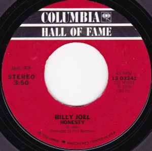 Billy Joel - Honesty / Sometimes A Fantasy album cover