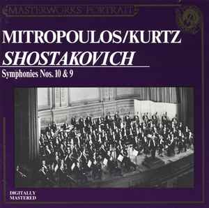 Dimitri Mitropoulos - Symphonies Nos. 10 & 9 album cover