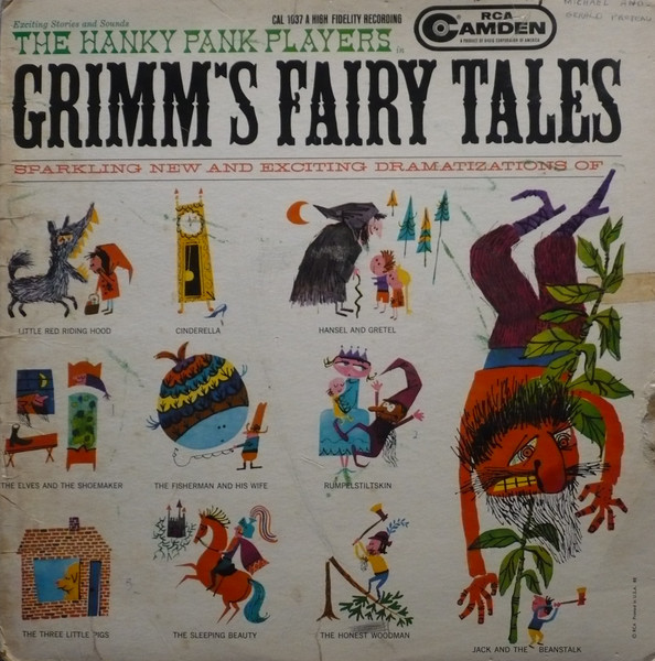 Hanky Pank Players – Grimm's Fairy Tales (1960, Vinyl) - Discogs