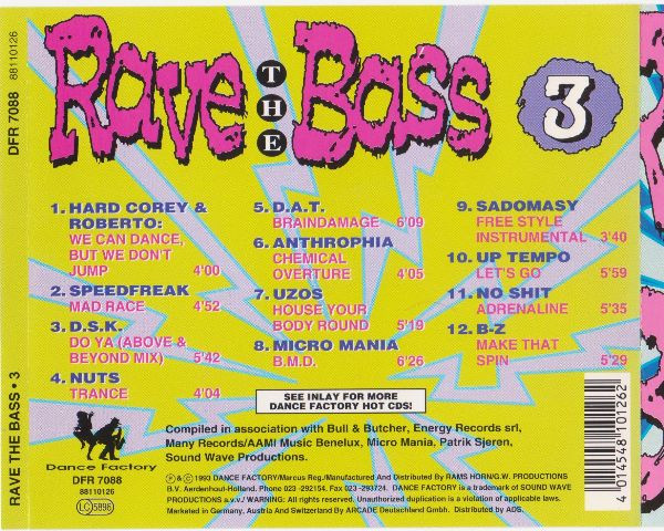 baixar álbum Various - Rave The Bass 3