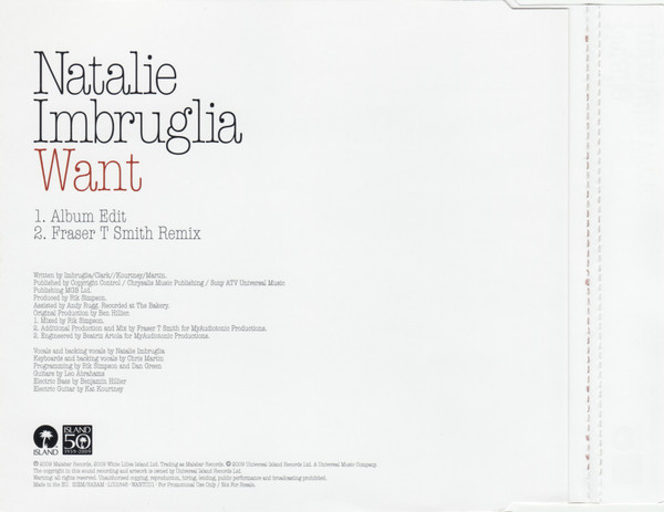 last ned album Natalie Imbruglia - Want