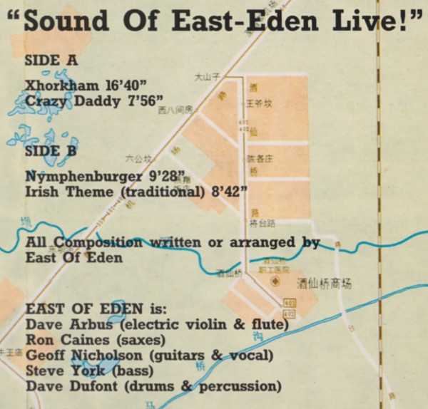 Album herunterladen East Of Eden - Sound Of East Eden Live