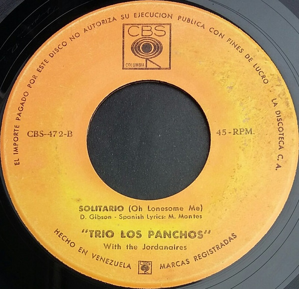 télécharger l'album El Trio Los Panchos With The Jordanaires - Celoso Solitario